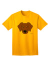 Stylish Chocolate Labrador Retriever Dog Adult T-Shirt by TooLoud-Mens T-shirts-TooLoud-Gold-Small-Davson Sales