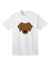 Stylish Chocolate Labrador Retriever Dog Adult T-Shirt by TooLoud-Mens T-shirts-TooLoud-White-Small-Davson Sales