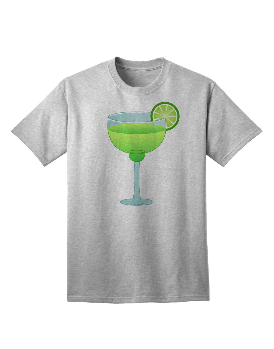 Stylish Cinco de Mayo Adult T-Shirt: Green Margarita with Lime by TooLoud-Mens T-shirts-TooLoud-White-Small-Davson Sales