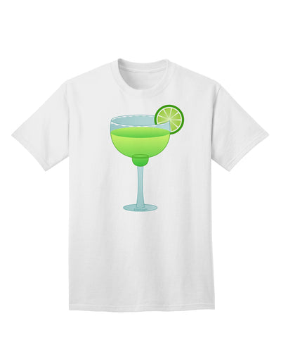 Stylish Cinco de Mayo Adult T-Shirt: Green Margarita with Lime by TooLoud-Mens T-shirts-TooLoud-White-Small-Davson Sales