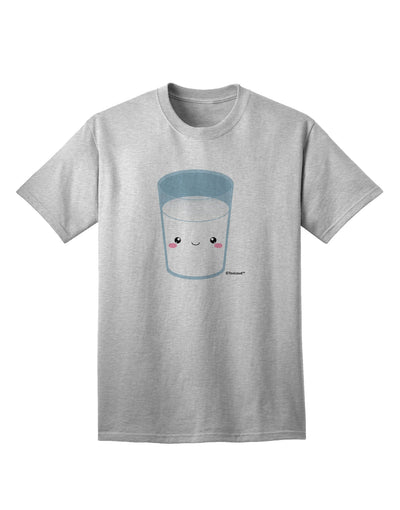 Stylish Coordinated Milk and Cookie Design - Adult T-Shirt by TooLoud-Mens T-shirts-TooLoud-AshGray-Small-Davson Sales