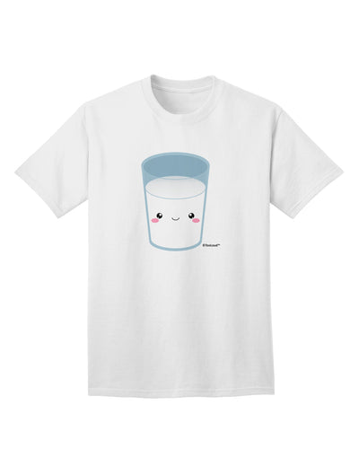 Stylish Coordinated Milk and Cookie Design - Adult T-Shirt by TooLoud-Mens T-shirts-TooLoud-White-Small-Davson Sales