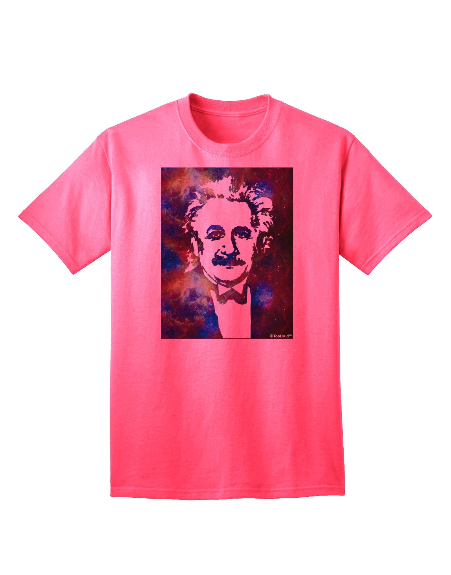 Stylish Cosmic Galaxy Adult T-Shirt Offered by TooLoud-Mens T-shirts-TooLoud-Neon-Pink-Small-Davson Sales