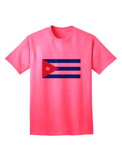 Stylish Cuba Flag Cubana Adult T-Shirt by TooLoud for Fashion-forward Individuals-Mens T-shirts-TooLoud-Neon-Pink-Small-Davson Sales