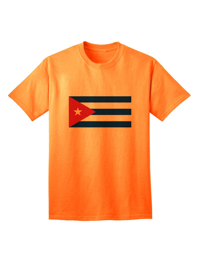 Stylish Cuba Flag Cubana Adult T-Shirt by TooLoud for Fashion-forward Individuals-Mens T-shirts-TooLoud-Neon-Orange-Small-Davson Sales