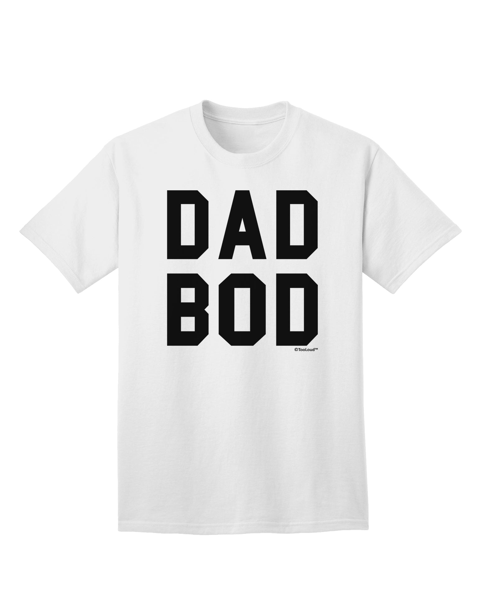 Stylish Dad Bod Design Adult T-Shirt by TooLoud-Mens T-shirts-TooLoud-White-Small-Davson Sales