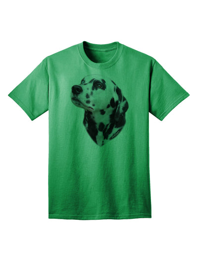 Stylish Dalmatian Portrait Adult T-Shirt - A Must-Have Addition to Your Wardrobe by TooLoud-Mens T-shirts-TooLoud-Kelly-Green-Small-Davson Sales