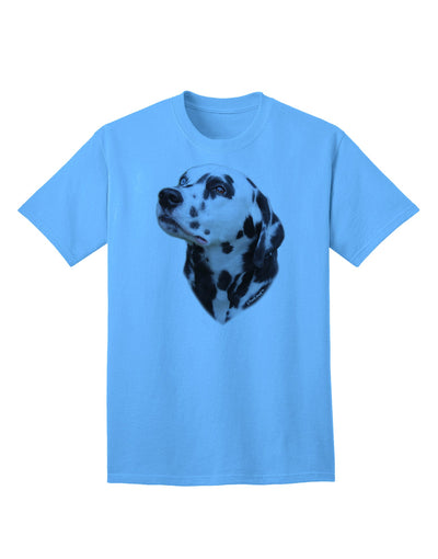 Stylish Dalmatian Portrait Adult T-Shirt - A Must-Have Addition to Your Wardrobe by TooLoud-Mens T-shirts-TooLoud-Aquatic-Blue-Small-Davson Sales