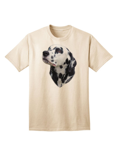 Stylish Dalmatian Portrait Adult T-Shirt - A Must-Have Addition to Your Wardrobe by TooLoud-Mens T-shirts-TooLoud-Natural-Small-Davson Sales