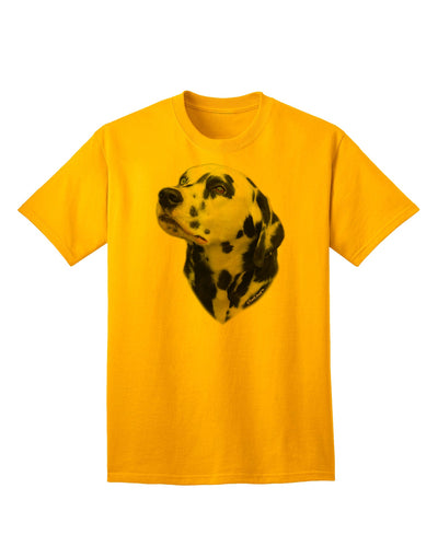 Stylish Dalmatian Portrait Adult T-Shirt - A Must-Have Addition to Your Wardrobe by TooLoud-Mens T-shirts-TooLoud-Gold-Small-Davson Sales