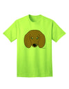 Stylish Doxie Dachshund Dog Adult T-Shirt by TooLoud-Mens T-shirts-TooLoud-Neon-Green-Small-Davson Sales