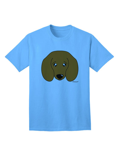 Stylish Doxie Dachshund Dog Adult T-Shirt by TooLoud-Mens T-shirts-TooLoud-Aquatic-Blue-Small-Davson Sales