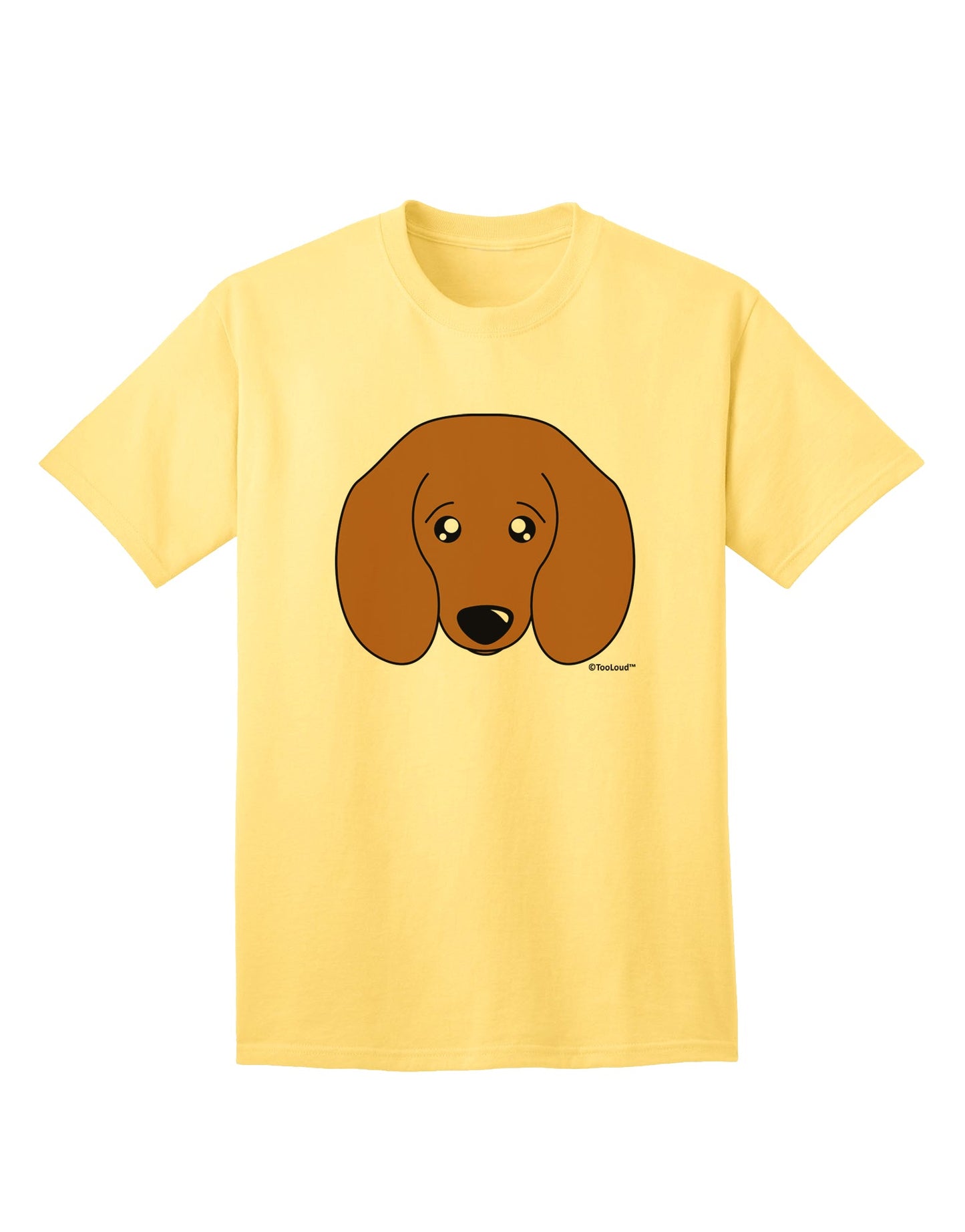 Stylish Doxie Dachshund Dog Adult T-Shirt by TooLoud-Mens T-shirts-TooLoud-Yellow-Small-Davson Sales