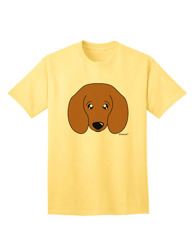 Stylish Doxie Dachshund Dog Adult T-Shirt by TooLoud-Mens T-shirts-TooLoud-Yellow-Small-Davson Sales