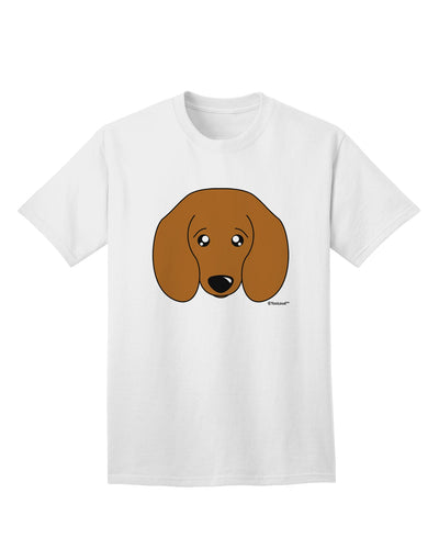 Stylish Doxie Dachshund Dog Adult T-Shirt by TooLoud-Mens T-shirts-TooLoud-White-Small-Davson Sales