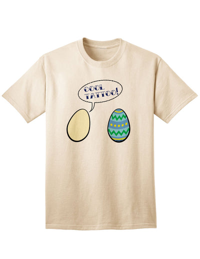 Stylish Easter-themed Tattoo Adult T-Shirt-Mens T-shirts-TooLoud-Natural-Small-Davson Sales