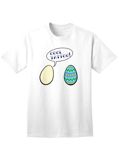 Stylish Easter-themed Tattoo Adult T-Shirt-Mens T-shirts-TooLoud-White-Small-Davson Sales