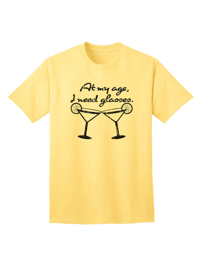 Stylish Eyewear Apparel: Margarita Distressed Adult T-Shirt by TooLoud-Mens T-shirts-TooLoud-Yellow-Small-Davson Sales