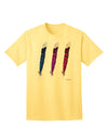 Stylish Feather Trio Adult T-Shirt with Graphic Design by TooLoud-Mens T-shirts-TooLoud-Yellow-Small-Davson Sales