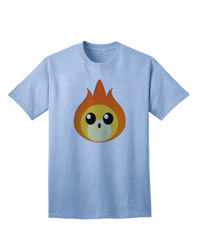 Stylish Fireball Design Adult T-Shirt for Fashion Enthusiasts-Mens T-shirts-TooLoud-Light-Blue-Small-Davson Sales