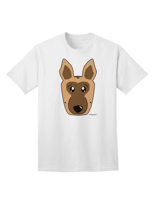 Stylish German Shepherd Dog Adult T-Shirt by TooLoud-Mens T-shirts-TooLoud-White-Small-Davson Sales