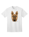 Stylish German Shepherd Dog Adult T-Shirt by TooLoud-Mens T-shirts-TooLoud-White-Small-Davson Sales