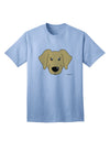 Stylish Golden Retriever Dog Adult T-Shirt by TooLoud-Mens T-shirts-TooLoud-Light-Blue-Small-Davson Sales