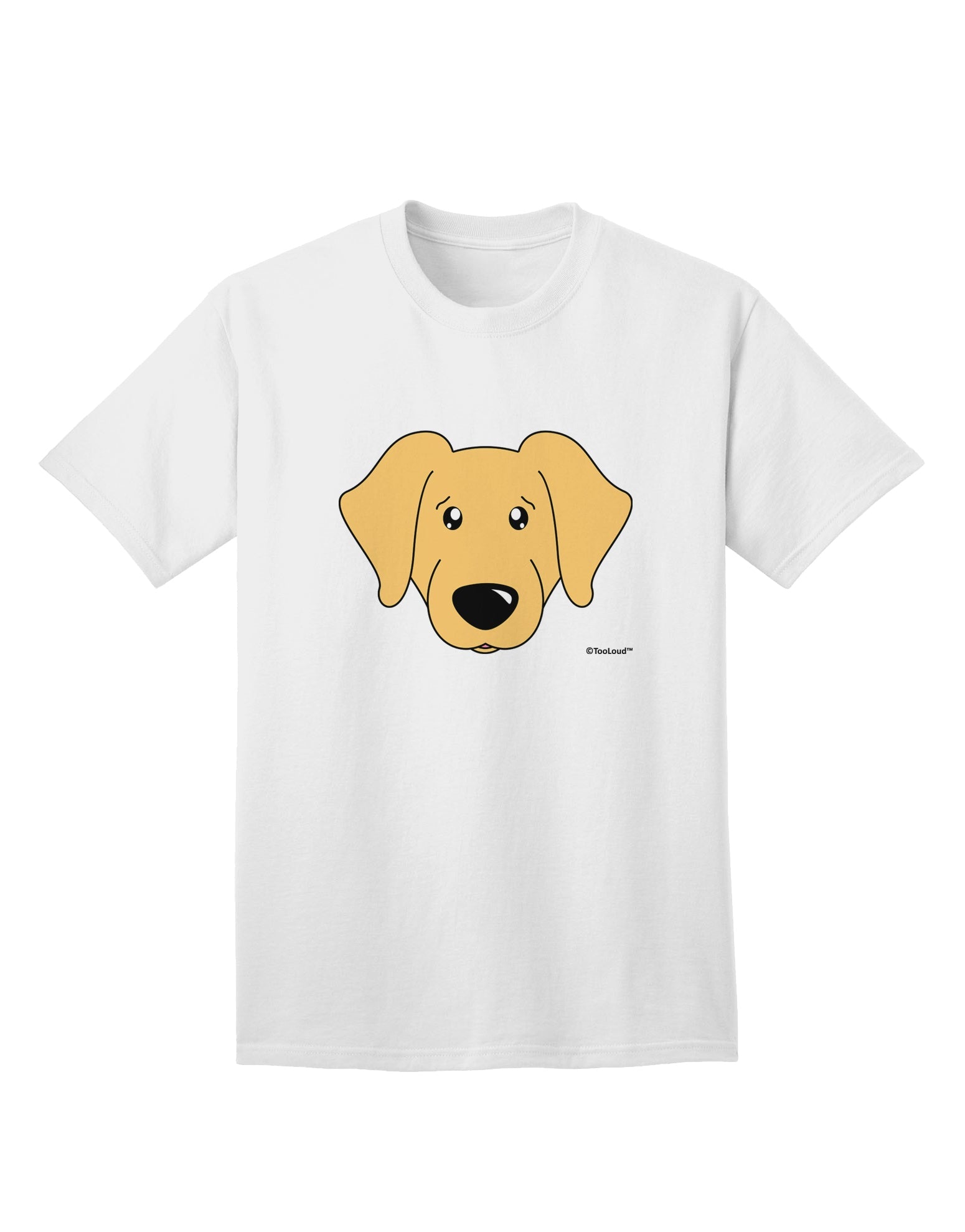 Stylish Golden Retriever Dog Adult T-Shirt by TooLoud-Mens T-shirts-TooLoud-White-Small-Davson Sales