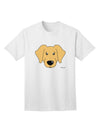 Stylish Golden Retriever Dog Adult T-Shirt by TooLoud-Mens T-shirts-TooLoud-White-Small-Davson Sales