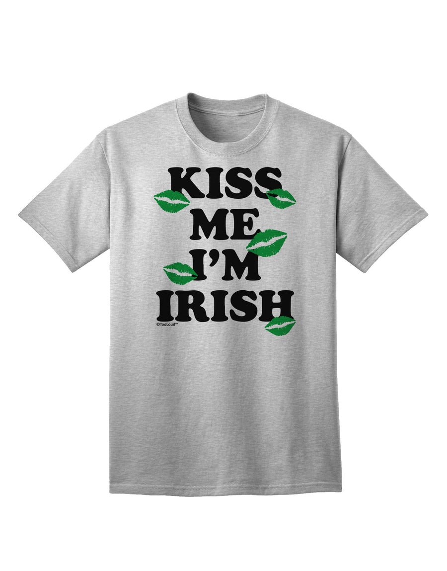 Stylish Green Kisses Adult T-Shirt by TooLoud - Perfect for Celebrating Irish Heritage-Mens T-shirts-TooLoud-White-Small-Davson Sales