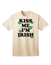 Stylish Green Kisses Adult T-Shirt by TooLoud - Perfect for Celebrating Irish Heritage-Mens T-shirts-TooLoud-Natural-Small-Davson Sales