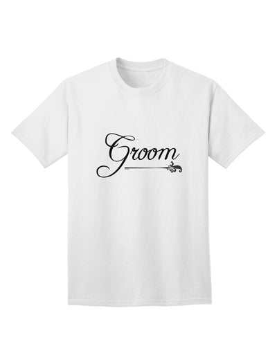 Stylish Groom Adult T-Shirt by TooLoud-Mens T-shirts-TooLoud-White-Small-Davson Sales