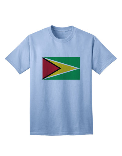 Stylish Guyana Flag Adult T-Shirt by TooLoud-Mens T-shirts-TooLoud-Light-Blue-Small-Davson Sales