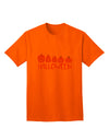 Stylish Halloween-themed Adult T-Shirt featuring Pumpkins-Mens T-shirts-TooLoud-Orange-Small-Davson Sales