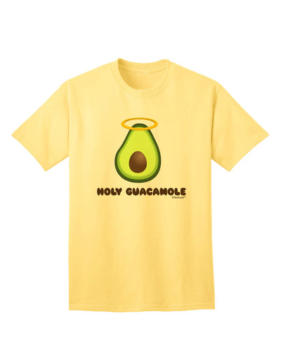 Stylish Holy Guacamole Design Adult T-Shirt Offered by TooLoud-Mens T-shirts-TooLoud-Yellow-Small-Davson Sales