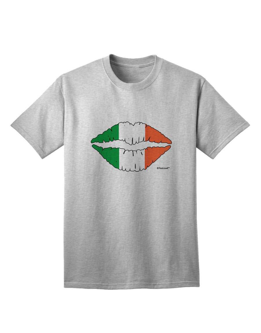 Stylish Irish Flag Kiss Adult T-Shirt - A Must-Have Addition to Your Wardrobe by TooLoud-Mens T-shirts-TooLoud-White-Small-Davson Sales