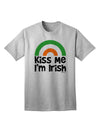 Stylish Irish Flag Rainbow Adult T-Shirt - Embrace Your Irish Heritage with TooLoud-Mens T-shirts-TooLoud-AshGray-Small-Davson Sales