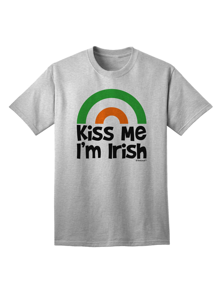 Stylish Irish Flag Rainbow Adult T-Shirt - Embrace Your Irish Heritage with TooLoud-Mens T-shirts-TooLoud-White-Small-Davson Sales