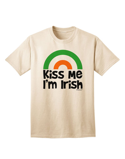 Stylish Irish Flag Rainbow Adult T-Shirt - Embrace Your Irish Heritage with TooLoud-Mens T-shirts-TooLoud-Natural-Small-Davson Sales