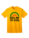 Stylish Irish Flag Rainbow Adult T-Shirt - Embrace Your Irish Heritage with TooLoud-Mens T-shirts-TooLoud-Gold-Small-Davson Sales