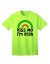 Stylish Irish Flag Rainbow Adult T-Shirt - Embrace Your Irish Heritage with TooLoud-Mens T-shirts-TooLoud-Neon-Green-Small-Davson Sales