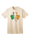 Stylish Irish Flag - Shamrock Distressed Adult T-Shirt by TooLoud-Mens T-shirts-TooLoud-Natural-Small-Davson Sales