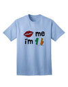 Stylish Irish-themed Adult T-Shirt: Kiss Me I'm Irish, featuring Kiss and Irish Flag Shamrock, exclusively by TooLoud-Mens T-shirts-TooLoud-Light-Blue-Small-Davson Sales