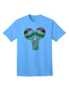 Stylish Maracas-themed Adult T-Shirt by TooLoud-Mens T-shirts-TooLoud-Aquatic-Blue-Small-Davson Sales