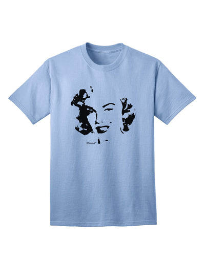 Stylish Marilyn Monroe Cutout Design Adult T-Shirt by TooLoud for Fashion Enthusiasts-Mens T-shirts-TooLoud-Light-Blue-Small-Davson Sales