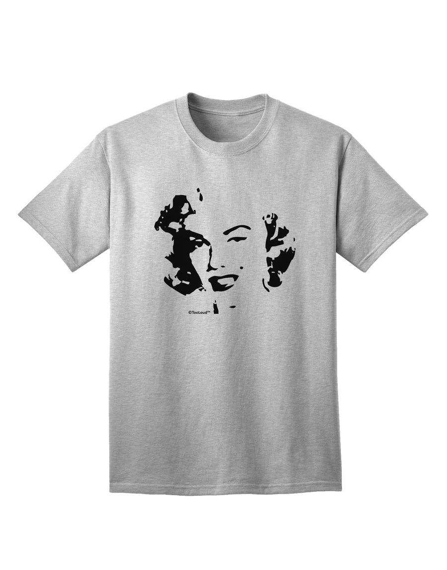 Stylish Marilyn Monroe Cutout Design Adult T-Shirt by TooLoud for Fashion Enthusiasts-Mens T-shirts-TooLoud-White-Small-Davson Sales