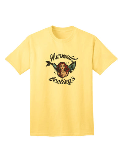 Stylish Mermaid Feelings Adult T-Shirt by TooLoud-Mens T-shirts-TooLoud-Yellow-Small-Davson Sales
