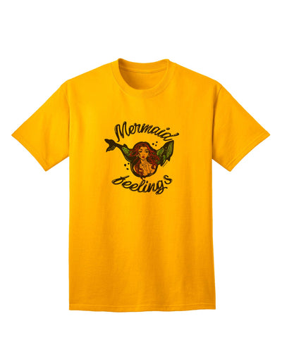 Stylish Mermaid Feelings Adult T-Shirt by TooLoud-Mens T-shirts-TooLoud-Gold-Small-Davson Sales