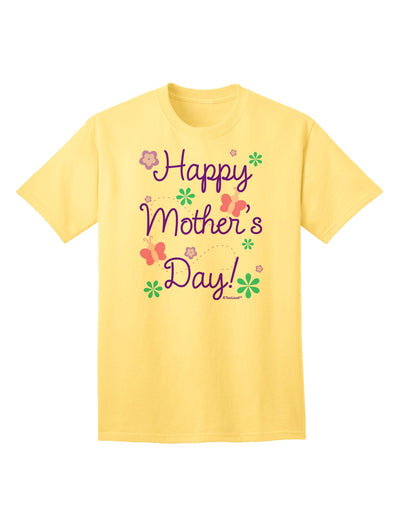 Stylish Mother's Day Adult T-Shirt Design by TooLoud-Mens T-shirts-TooLoud-Yellow-Small-Davson Sales