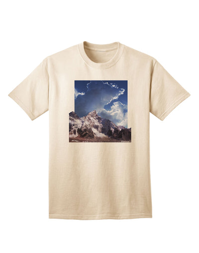 Stylish Mountain Pop Out Adult T-Shirt - A Must-Have Addition to Your Wardrobe by TooLoud-Mens T-shirts-TooLoud-Natural-Small-Davson Sales
